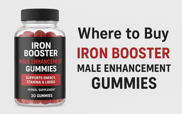 Iron Booster Male Enhancement Gummies – Power-Packed Herbal Supplement