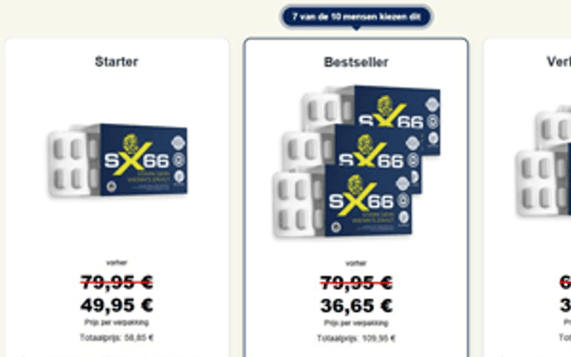 SX66 Male Enhancement Germany Rezension: Dieses Nahrungsergänzungsmittel hat Ihr Leben verändert