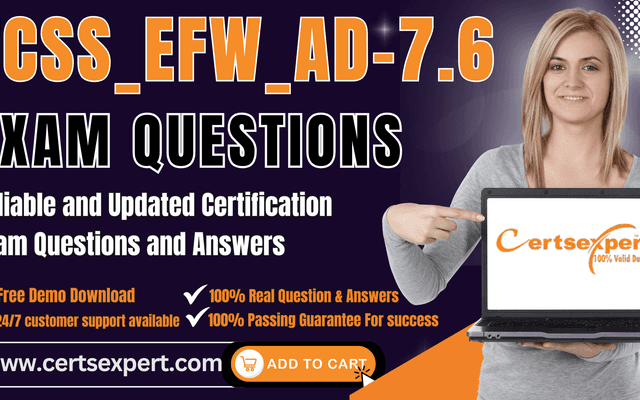Pass Easily with Updated FCSS_EFW_AD-7.6 Exam Dumps
