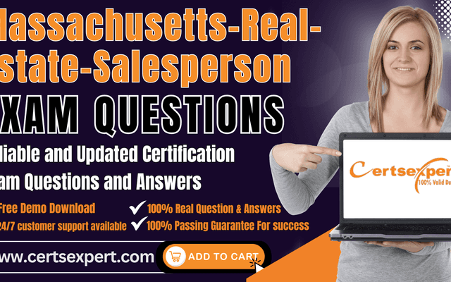 Get Massachusetts-Real-Estate-Salesperson Exam Dumps for Success