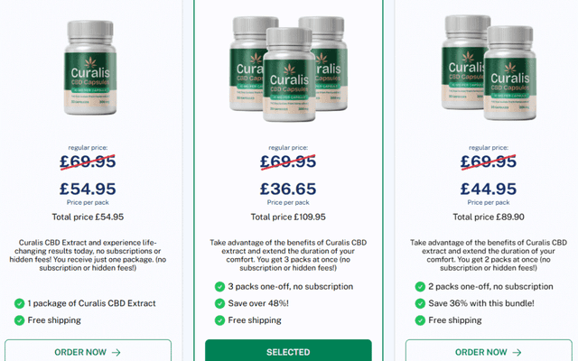 Curalis CBD Capsules – Advanced Hemp Formula for Stress