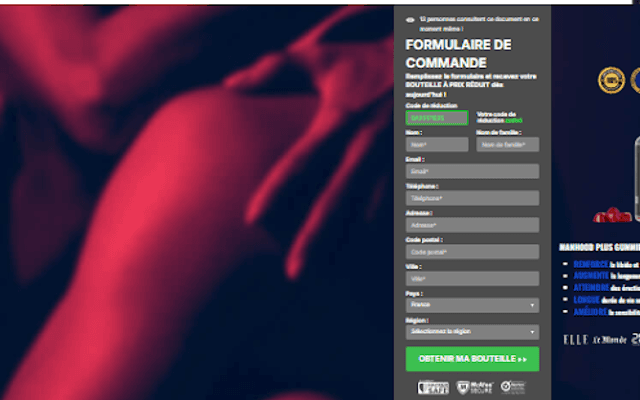 Manhood Plus Gummies France Avis : Améliorez votre vitalité