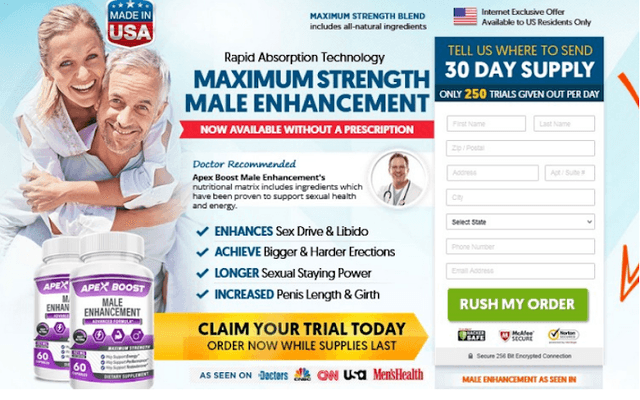 Apex Boost Male Enhancement (Official™ Deal 2025)