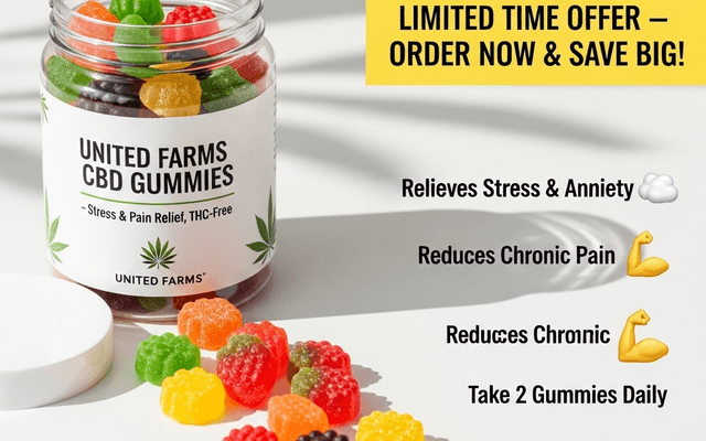 United Farms CBD Gummies (A Honest Customer Feedback) Ingredients And Benefits Analysis!!$49