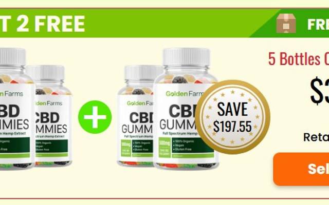Golden Farms CBD Gummies Reviews Relieves Chronic Pain, Reduces Anxiety & Stress!