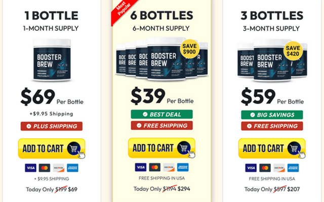 Booster Brew™: Natural Support for Increased Libido and Overall Male Wellness