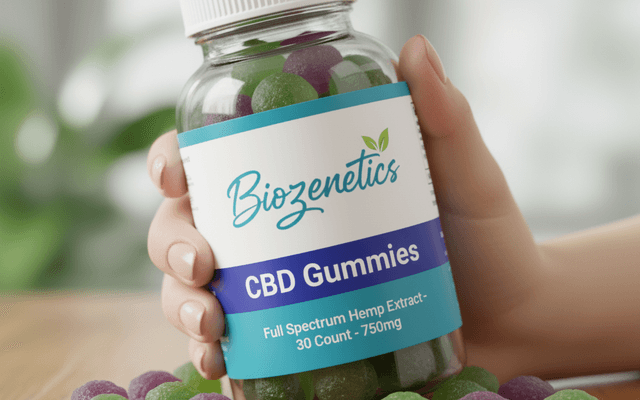 Biozenetics CBD Gummies with THC-Free, Vegan-Friendly Formula