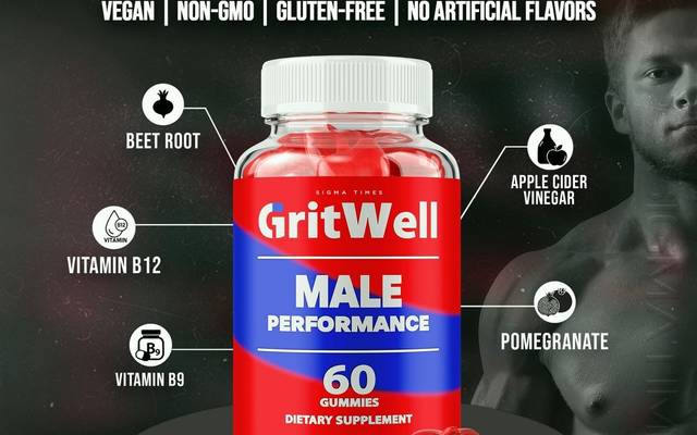 GritWell Male Performance Australia Boost Stamina And Performance Natural Male Vitality Support