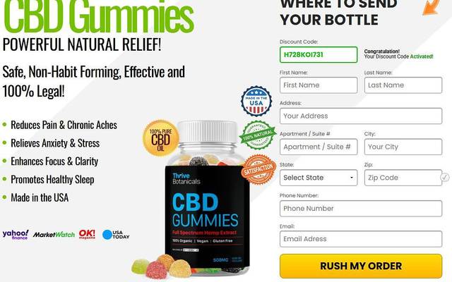 Thrive Botanicals CBD Gummies Is It Worth For Money? Make Sure You Read It! 