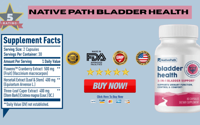 Native Bladder: Native Path Bladder Hydrate Reviews 2025: Ingredients, Side Effects, Price,