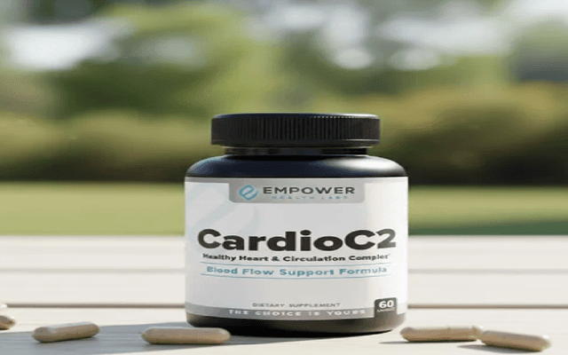 CardioC2 Heart Health Supplement: Natural Support for Healthy Blood Flow and Optimal Blood Pressure