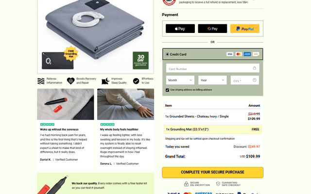 BareEarth Grounding Bed Sheets Reviews Complaints Investigated: 2025 User Reviews Tested & Verified