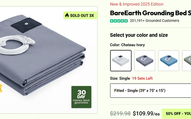 BareEarth Grounding Bed Sheets – [Expert Review] Reconnect with Nature for Restful Sleep!