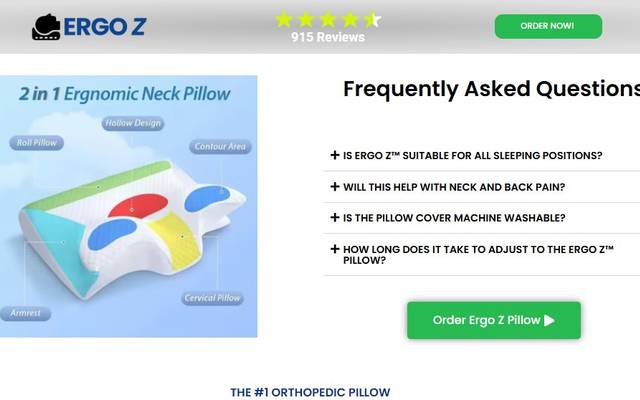 Ergo Z Pillow Reviews – [2025 Update] Sleep Smarter, Cooler, and Pain-Free Every Night!