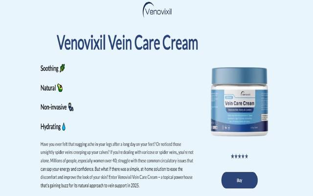 Venovixil Vein Care Cream Official Website Reviews