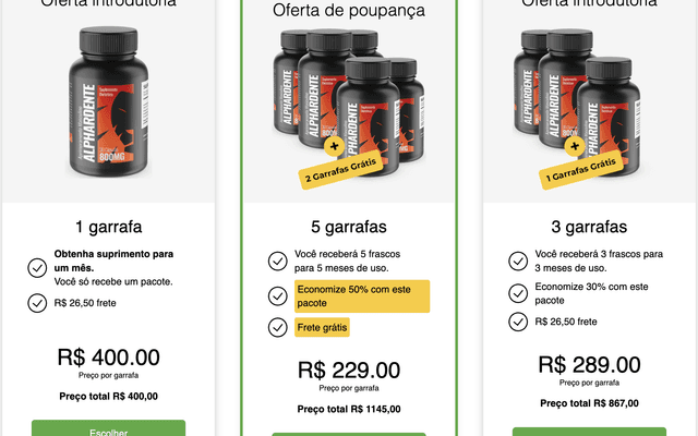Alphardente Capsulas™ Brasil: Aumente sua energia e resistencia naturalmente