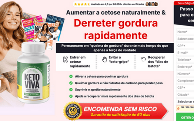 Keto Viva™ Brasil: opcao natural para o crescente mercado de baixo teor de carboidratos
