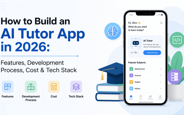 How to Build an AI Tutor App in 2026: Features, Development Process, Cost & Tech Stack 