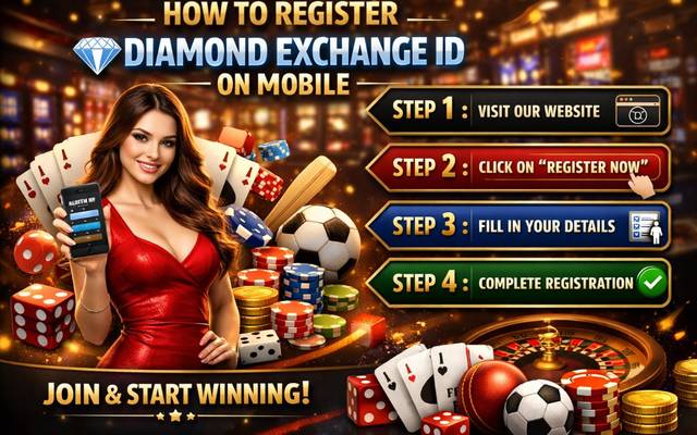 How to Register Diamond Exchange ID on Mobile