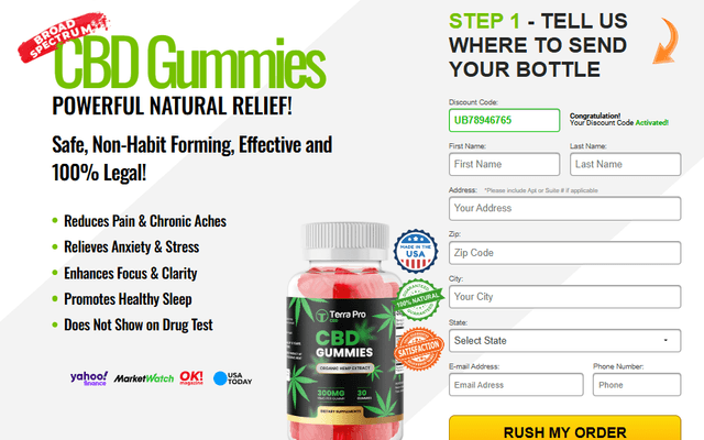 Terra Pro CBD Gummies Amazon?