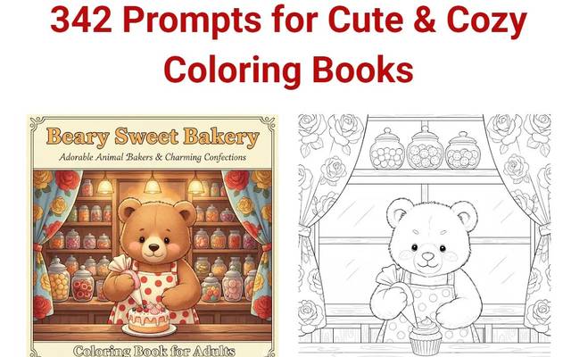 342 Prompts for Cute & Cozy Coloring Books Review 2025 – Legit Or Hype?