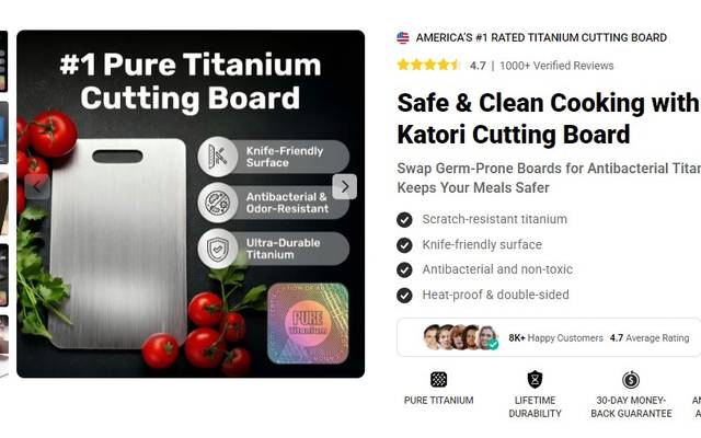 Katori Titanium Cutting Board Review – Christmas Bundle Offer Unlocked!
