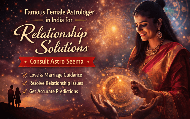 Famous Female Astrologer in India for Relationship Solutions – Consult Astro Seema