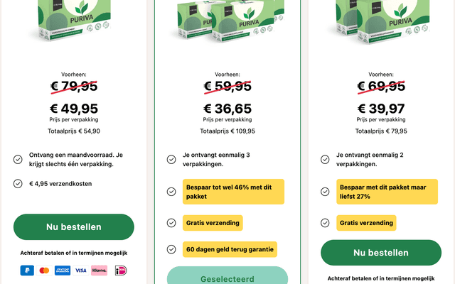 Puriva Diet Capsules™ NL BE: Verhoog uw energie en verbrand vet op natuurlijke wijze