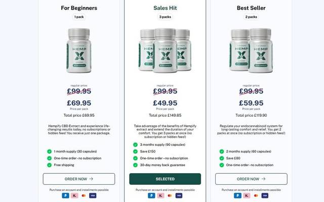 Hemp X CBD Capsules United Kingdom Is It Worth For Money? Make Sure You Read It‎!