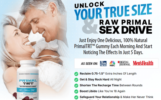 PrimalTRT ME Gummies - Support Sexual Health & Stamina!