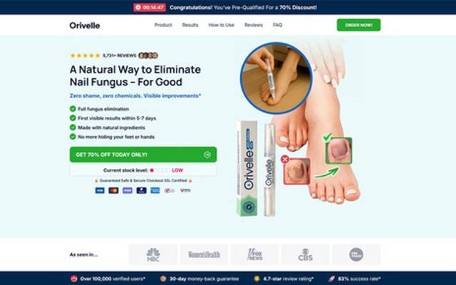 Orivelle Fungus Pen UK – Erase Yellow Nails & Restore Natural Shine!