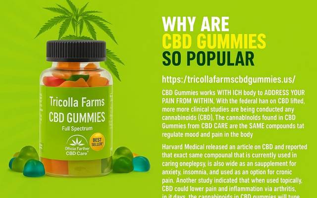 Tricolla Farms CBD Gummies Modify 2025 Review  Truth Must Read Before Buying?