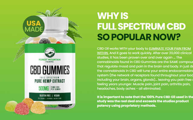 Forest Mountain CBD Gummies: Your Delicious Path to Natural Wellness