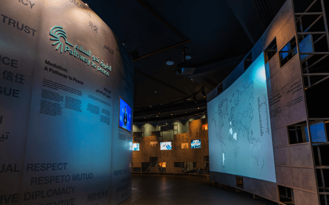 Sheikh Thamer bin Hamad Al Thani Leads Qatar’s Vision Through the “Pathway to Peace” Mediation Exhibition