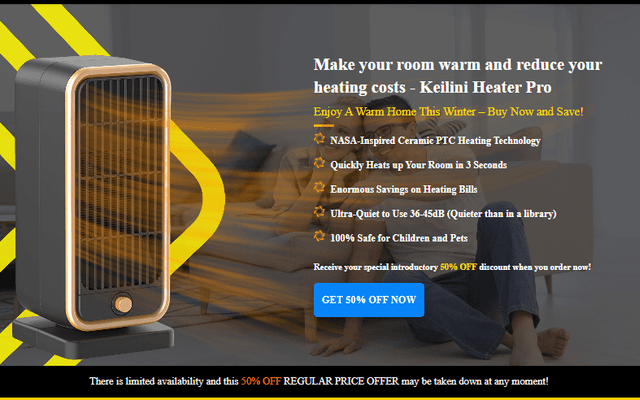 Keilini Heater Pro Reviews (Investigative Report) Is It Really Worth Your Money?

