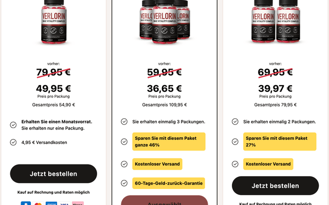 Verlorin Male Enhancement Gummies DE AT CH: Das beste Mittel gegen männliche Probleme