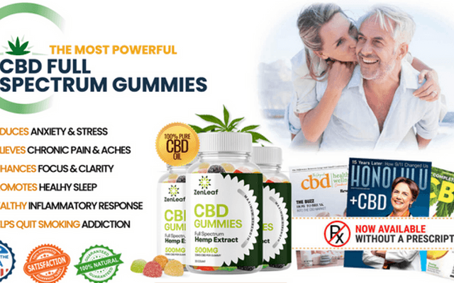 Zenleaf CBD Gummies™ for Pain and Anxiety Relief: Real Ingredients, Real Results