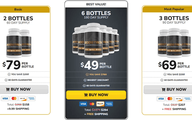 Boostron Male Enhancement™ US CA: Natural Testosterone Booster for Firmer Erections