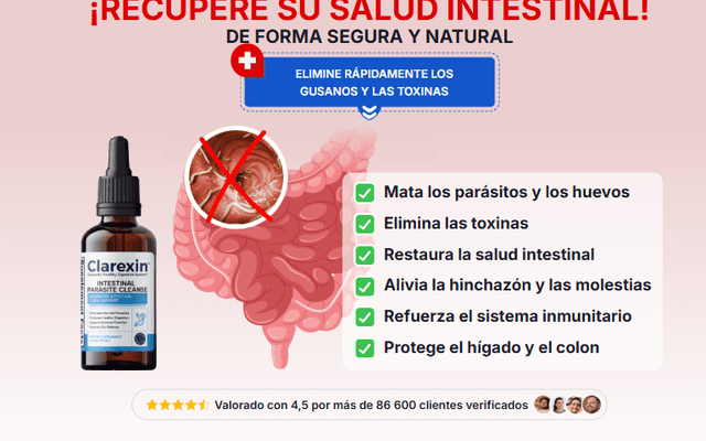 Clarexin Intestinal Parasite Cleanse Chile Reseñas (¿Es legítimo?) ¿Qué opinan los clientes? ¿Deberías comprar o no?