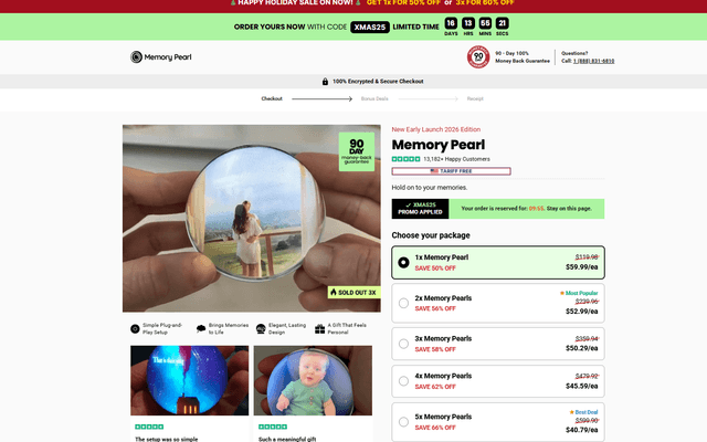 Memory Pearl Digital Ornament Reviews (Holiday Edition 2025) — THINK TWICE! Read This Expert Breakdown Before Ordering!