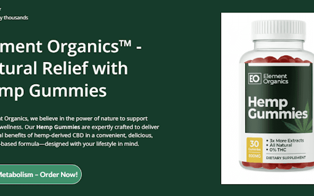 Element Organics Hemp Gummies Australia Official result Order