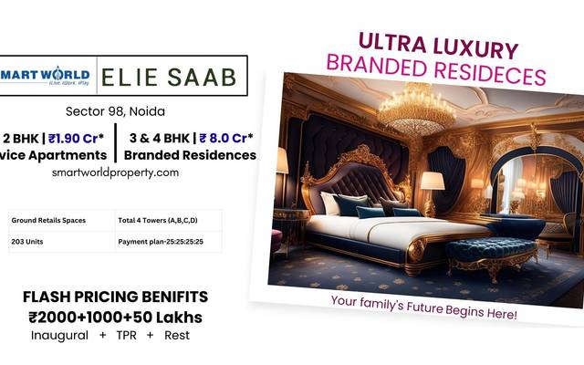 Smart World ES -Branded Luxury Residences in Sector 98 Noida | Designed to Introduce Hotel-Style Living