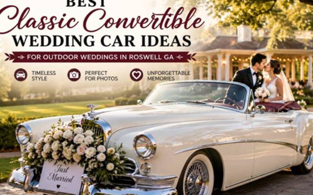 Top Vintage Car Rentals in Roswell GA for Weddings