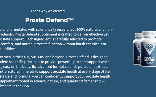 Prosta Defend Supplement: EXPOSED! Bruno male Legit or Total SCAM?