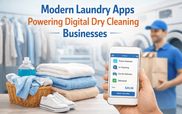 Modern Laundry Apps Powering Digital Dry Cleaning Businesses