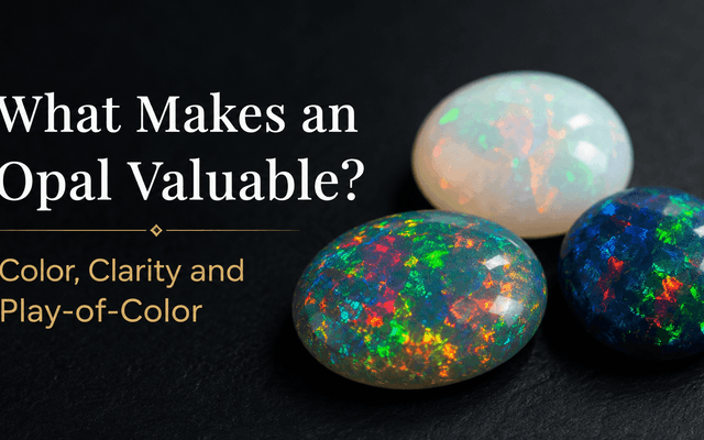 What Makes an Opal Valuable? Color, Clarity and Play-of-Color