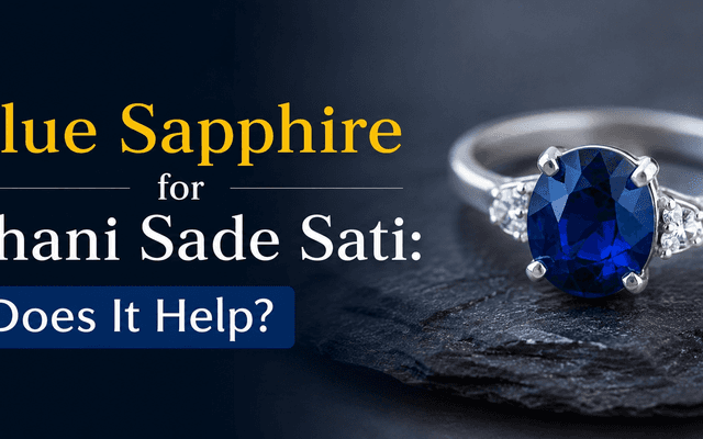 Blue Sapphire for Shani Sade Sati: Does It Help?