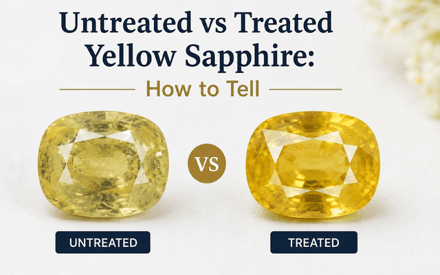 Untreated vs Treated Yellow Sapphire: How to Tell