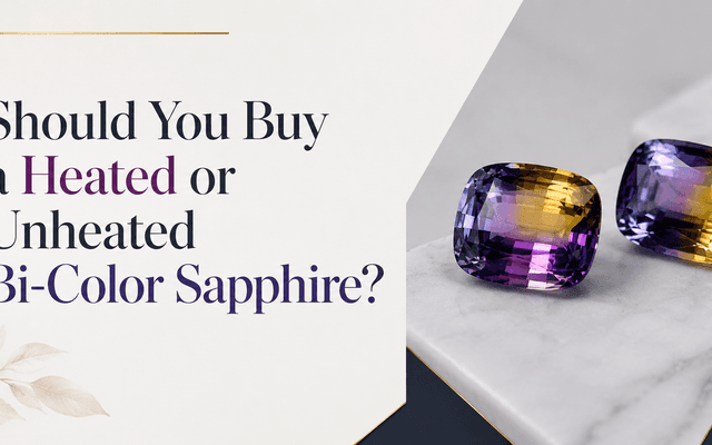 Should You Buy a Heated or Unheated Bi-Color Sapphire?