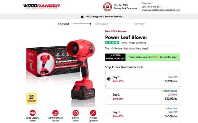 Wood Ranger Leaf Blower – [Specialist Opinion] Powerful, Portable & Worth the Hype?